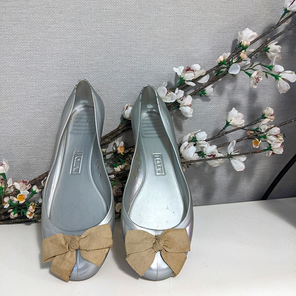 J Crew  rain ballerina flats